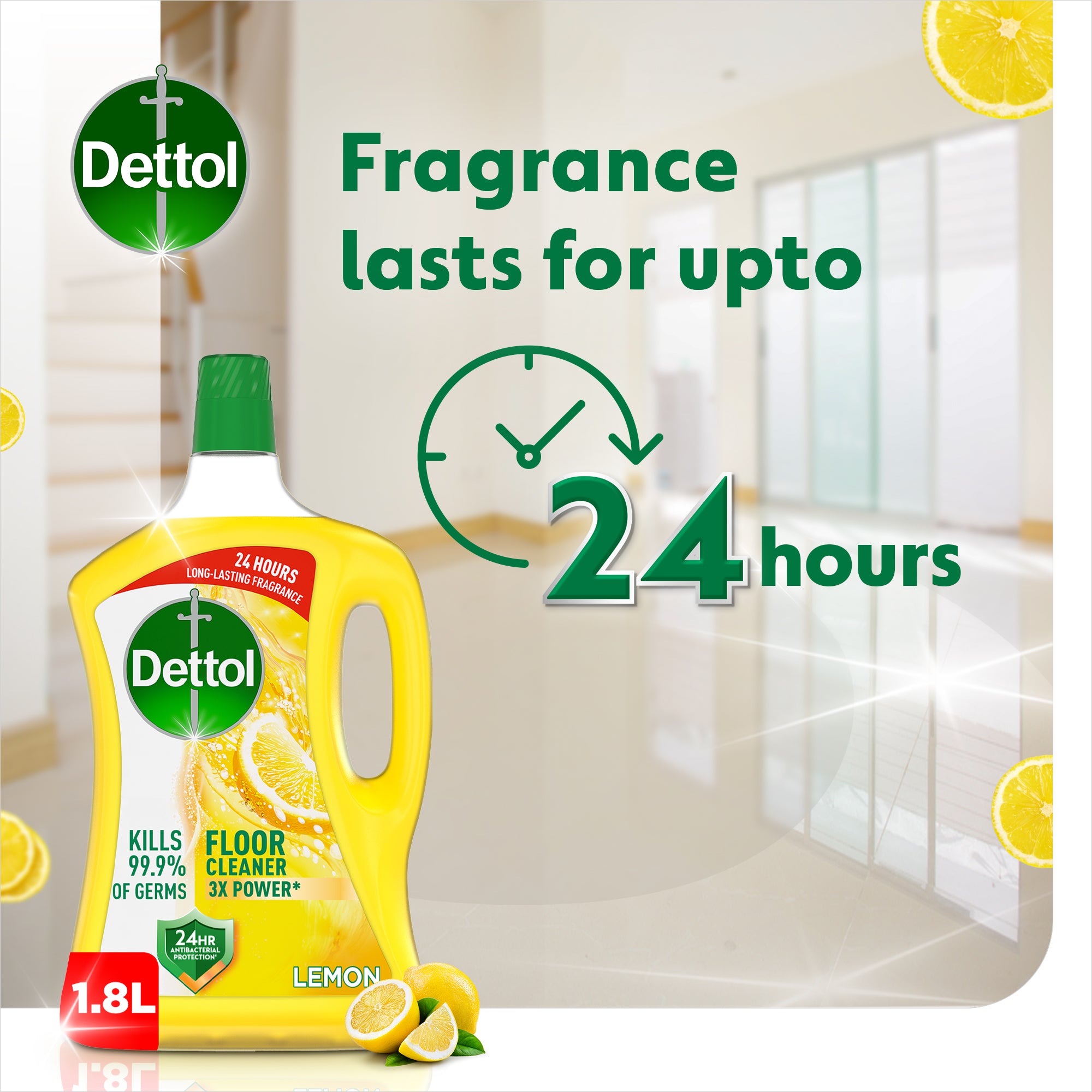 Dettol Floor cleaner Lemon 1.8L