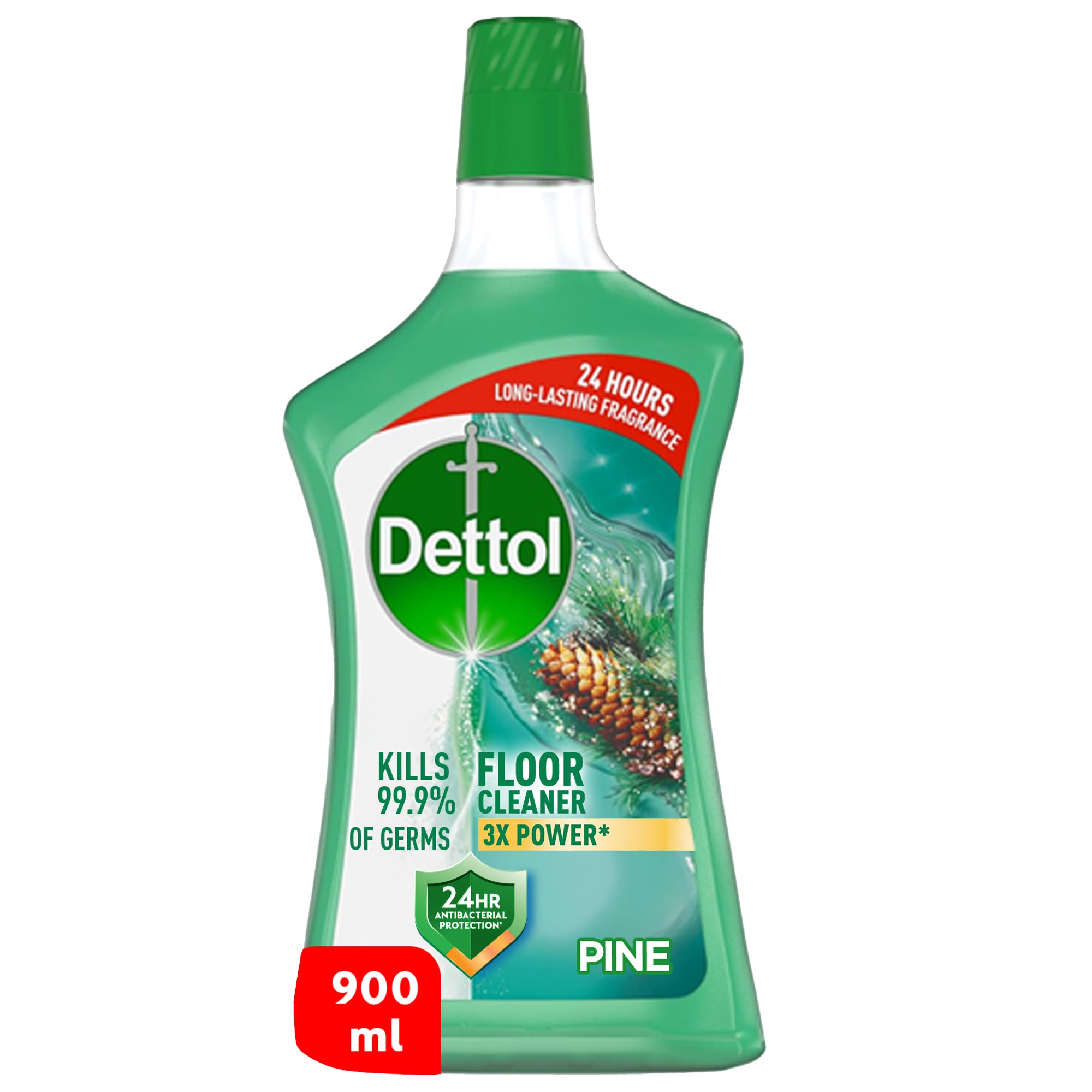 Dettol Power Floor Cleaner Pine Scent 900 ml