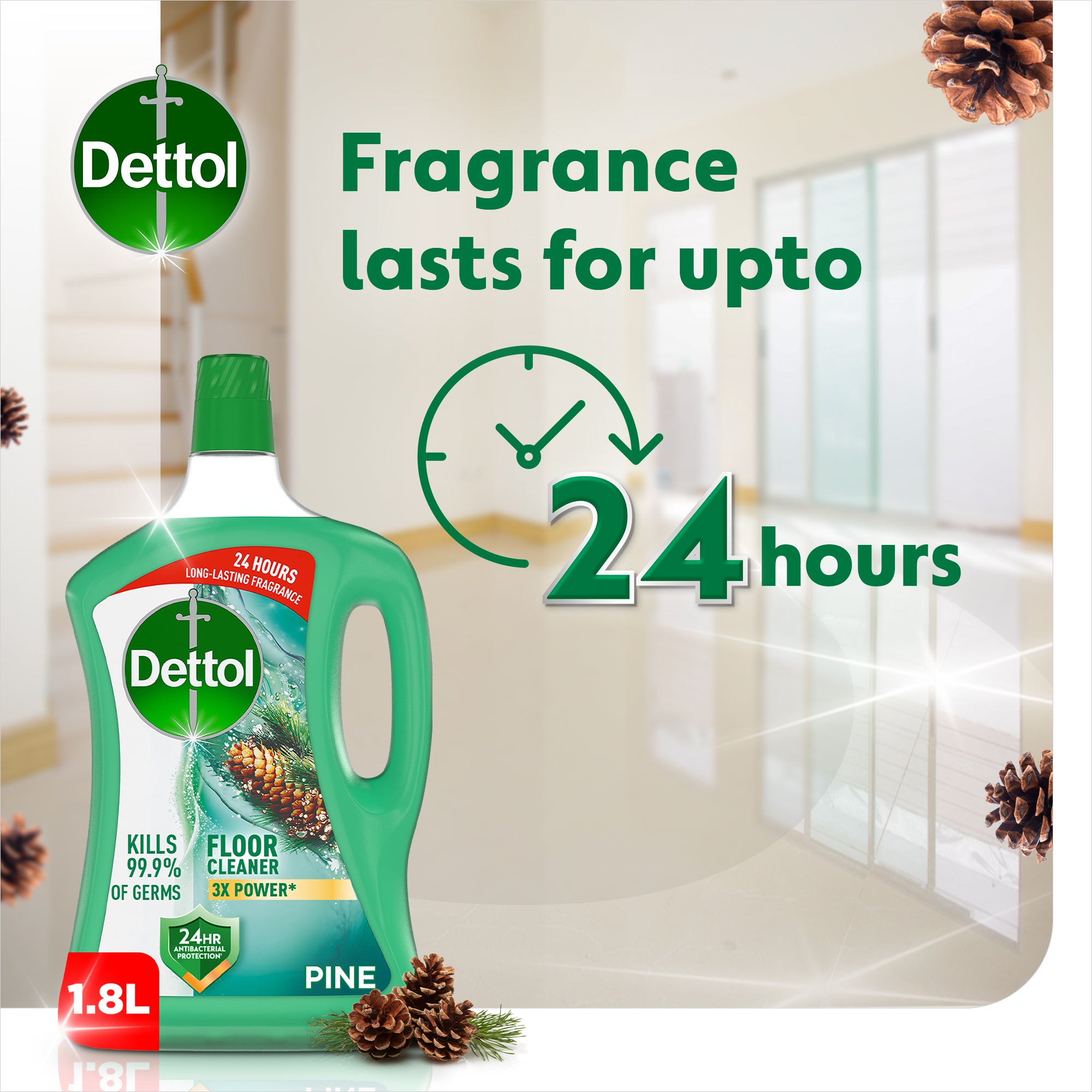 Dettol Floor cleaner Pine 1.8L