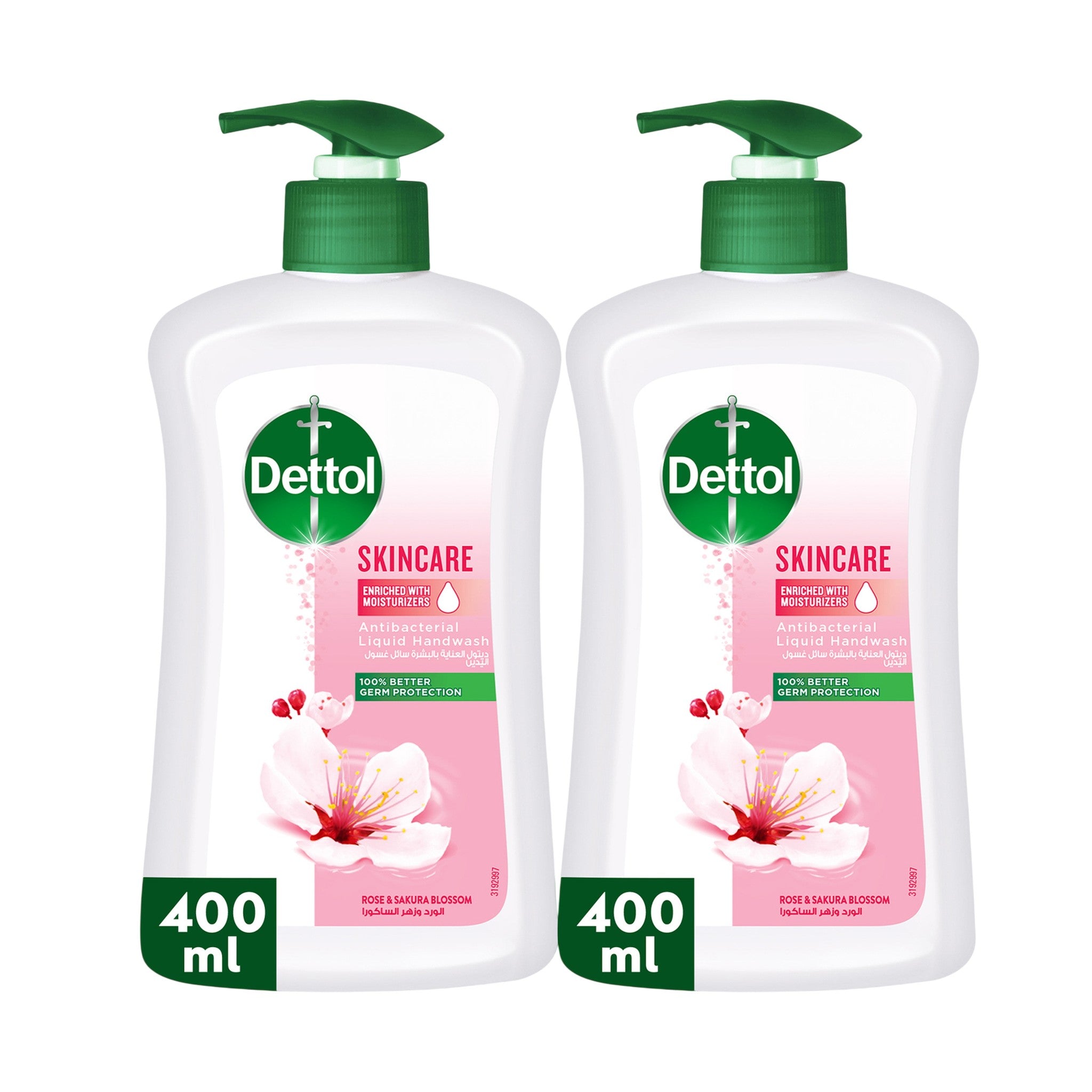 Dettol Hand Wash Skincare 400 ml 2 Pcs