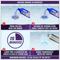 Harpic Powerful Drain Opener Gel 1L