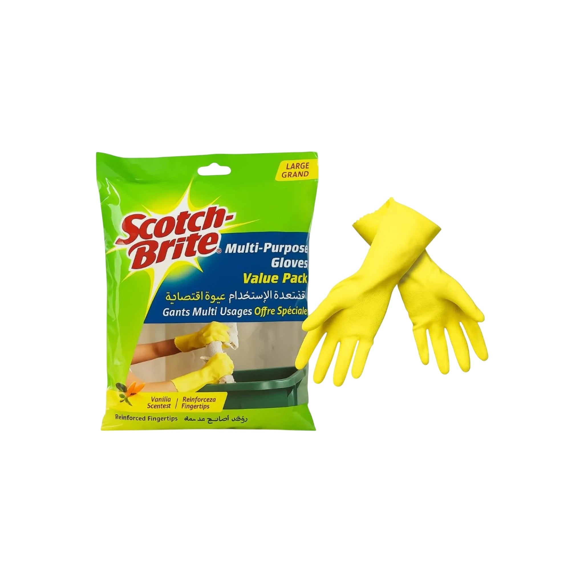 Scotch Brite 3M Multipurpose Gloves Large 2 pcs