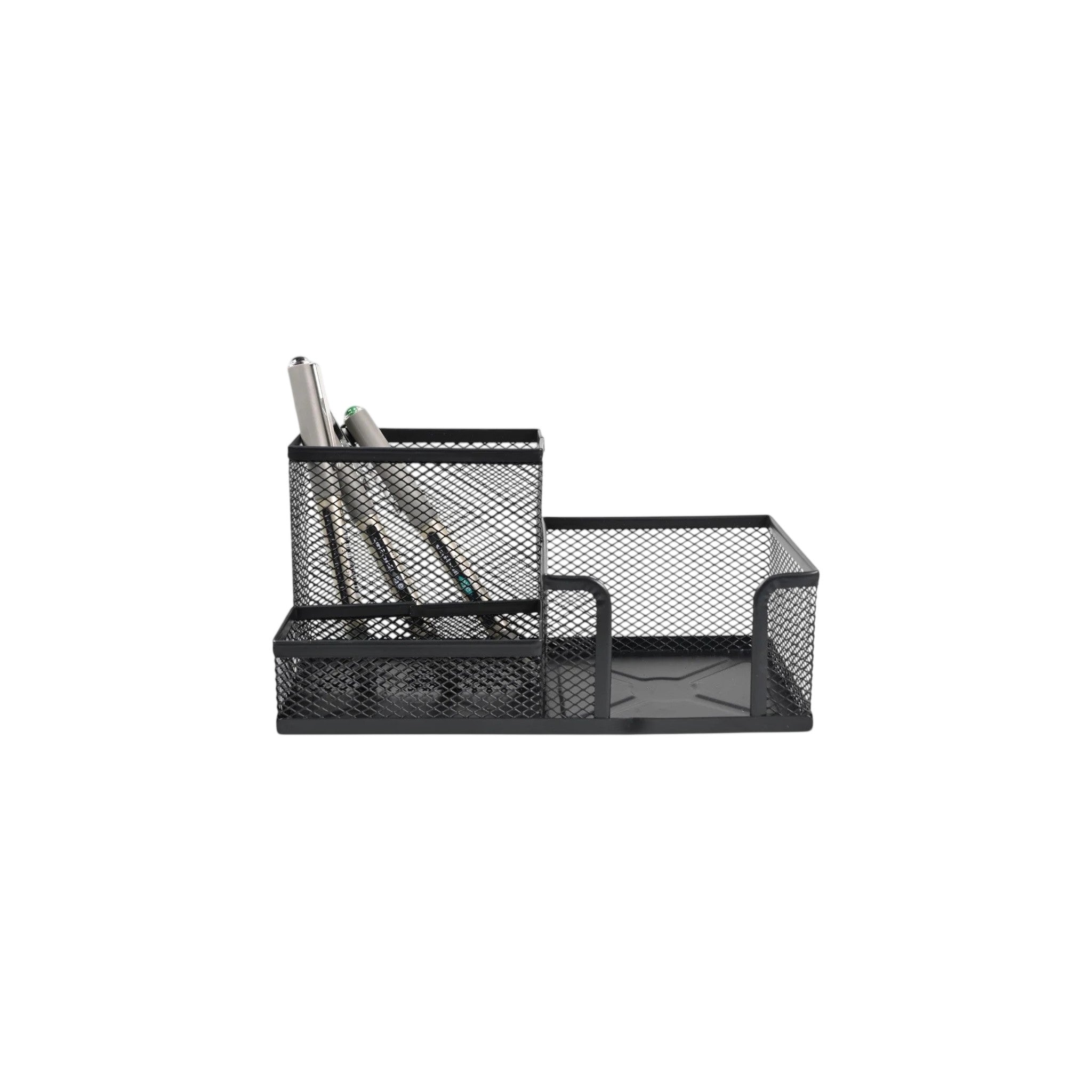 HK Pen & Pencil Holder Plastic Black 10*22*14 CM 3+