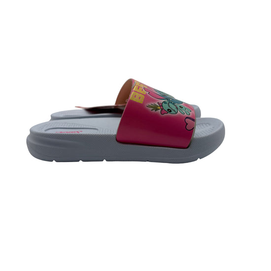 Disney Stitch Slides EVA Blue Size 0 Girl
