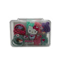 Sanrio Hello Kitty Hair Elastic and Claw Clip Set Pink 46 Pc