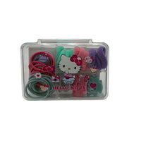 Sanrio Hello Kitty Hair Elastic and Claw Clip Set Pink 46 Pc
