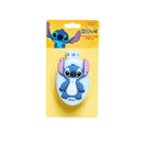 Disney Stitch Hair Brush Blue Abs Nylon Rubber Glass Girl