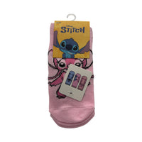Disney Stitch Junior Socks Pink Blue 97% Polyester 1 Pcs