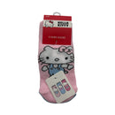 Sanrio Hello Kitty Junior Socks Pink Blue 97% Polyester 1 Pc