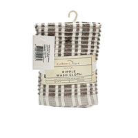 Everyday Jacquard Wash Cloth 100% Cotton Brown 30x30 CM 1