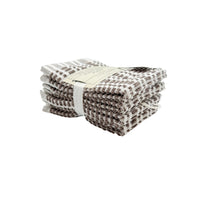 Everyday Jacquard Wash Cloth 100% Cotton Brown 30x30 CM 1