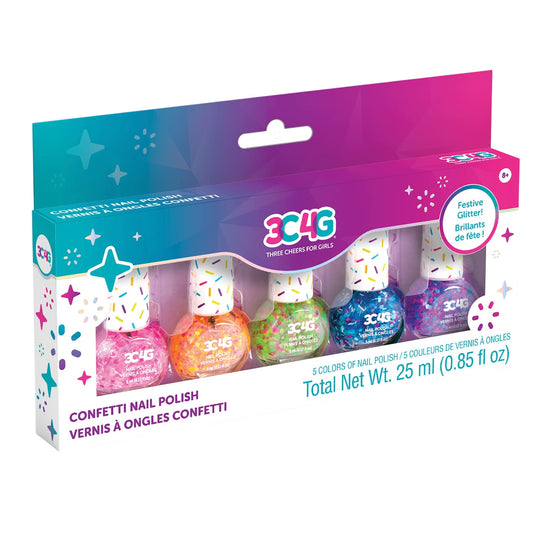 Confetti Nail Polish Set 5 pcs