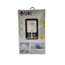 U&I 17W 2 Usb Charger With Type C Cable
