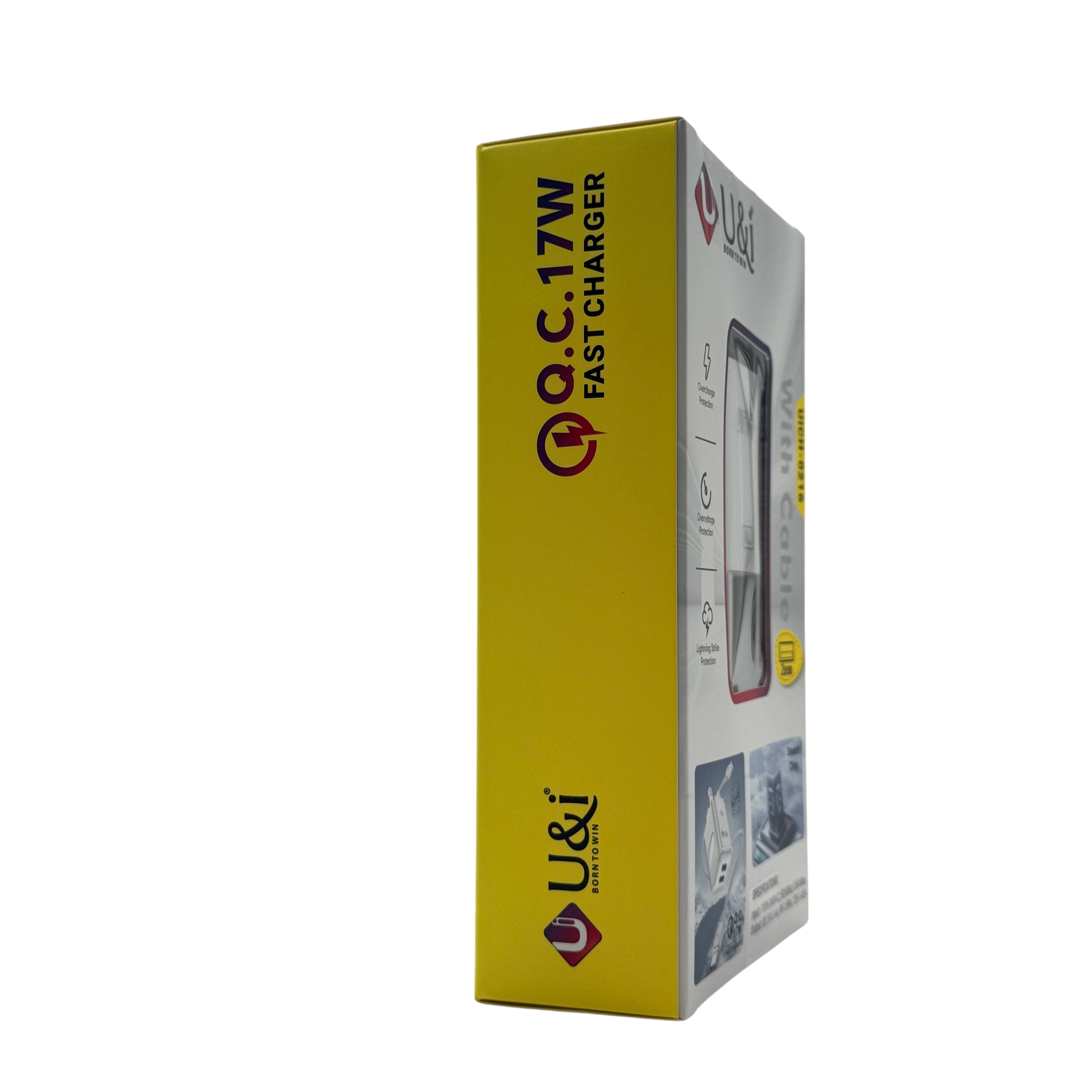 U&I 17W 2 Usb Charger With Type C Cable