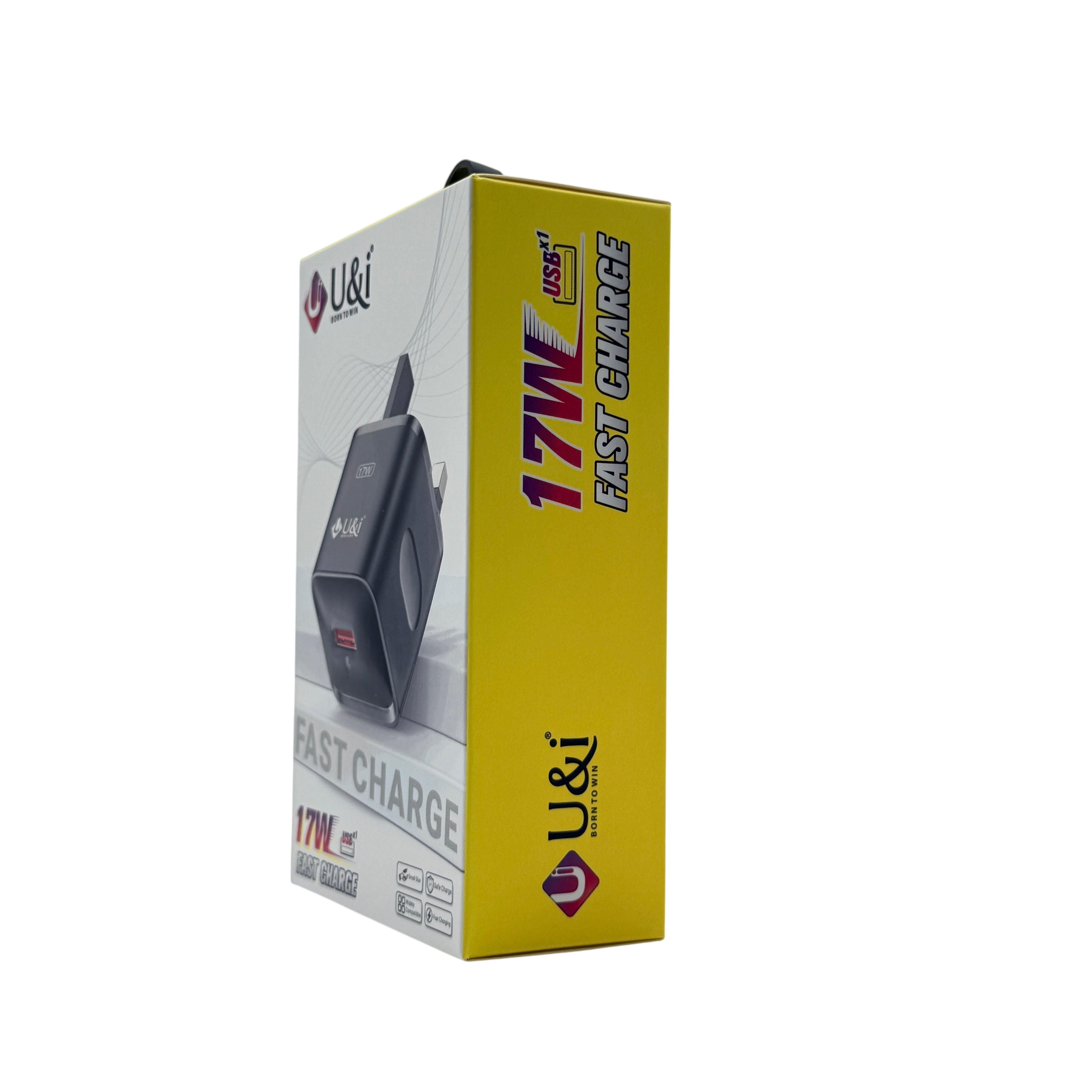 U&I 17W Single Usb Charger USB Cables