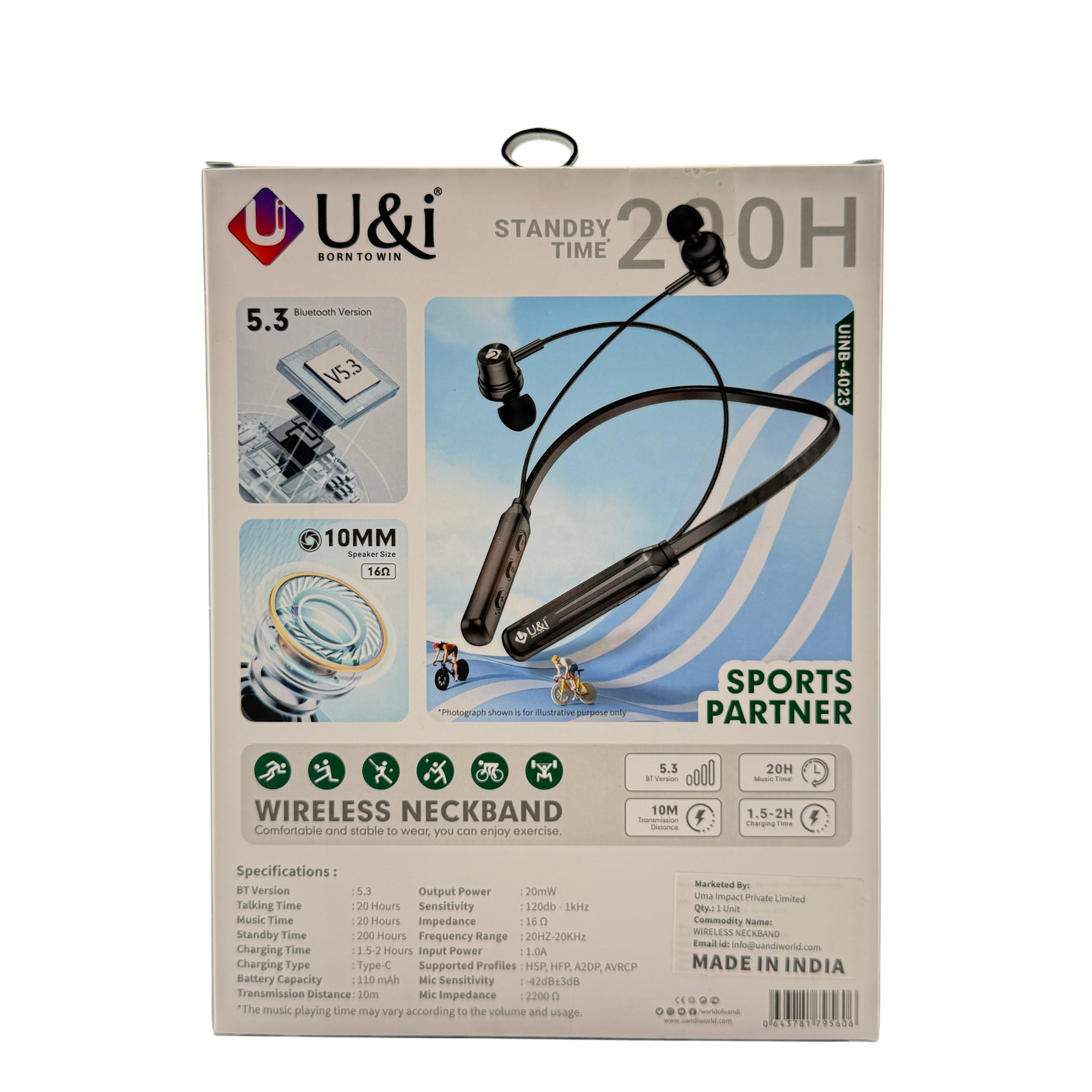 U&I Bluetooth Neckband Entry 3