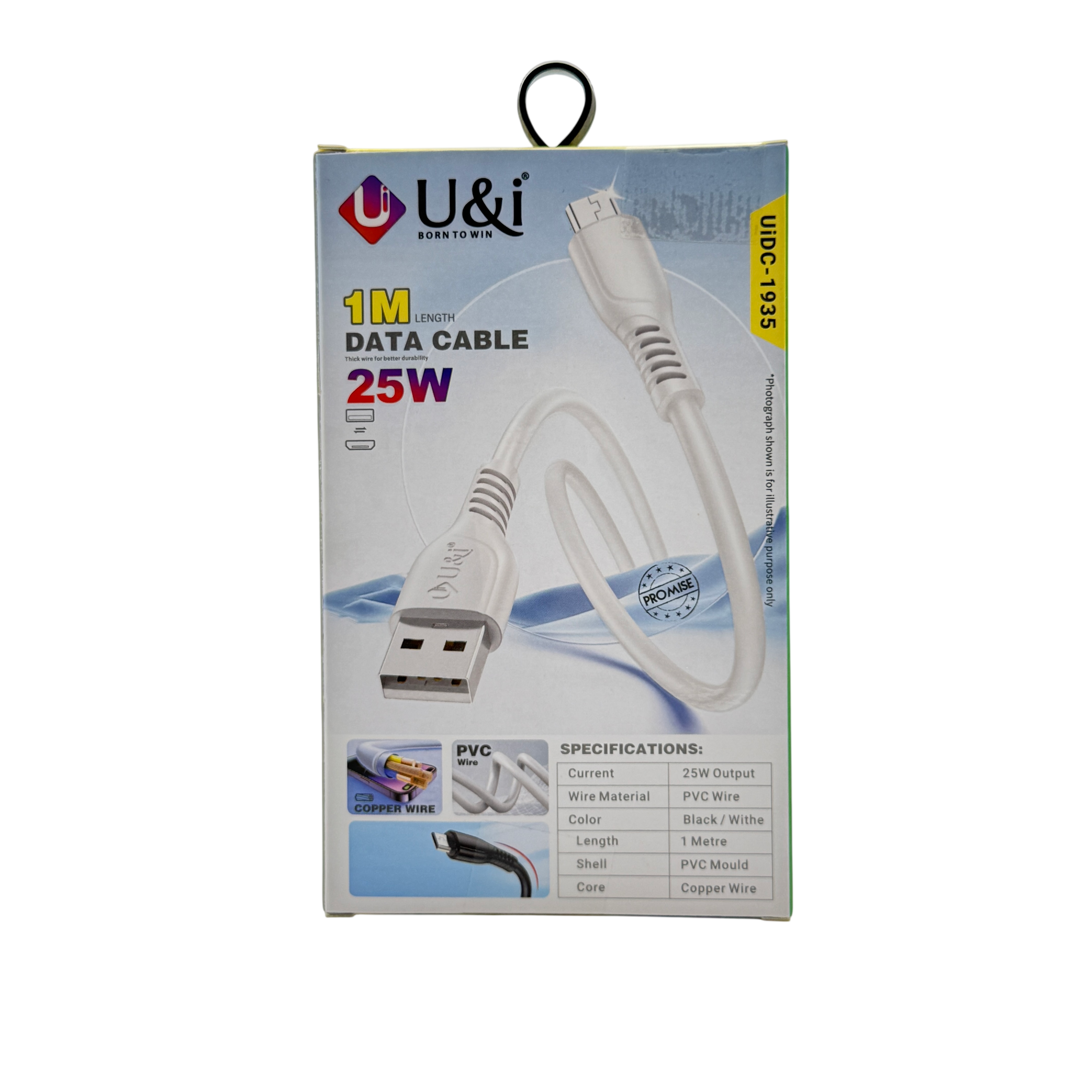 U&I 25W Data Cable Titan Series Micro