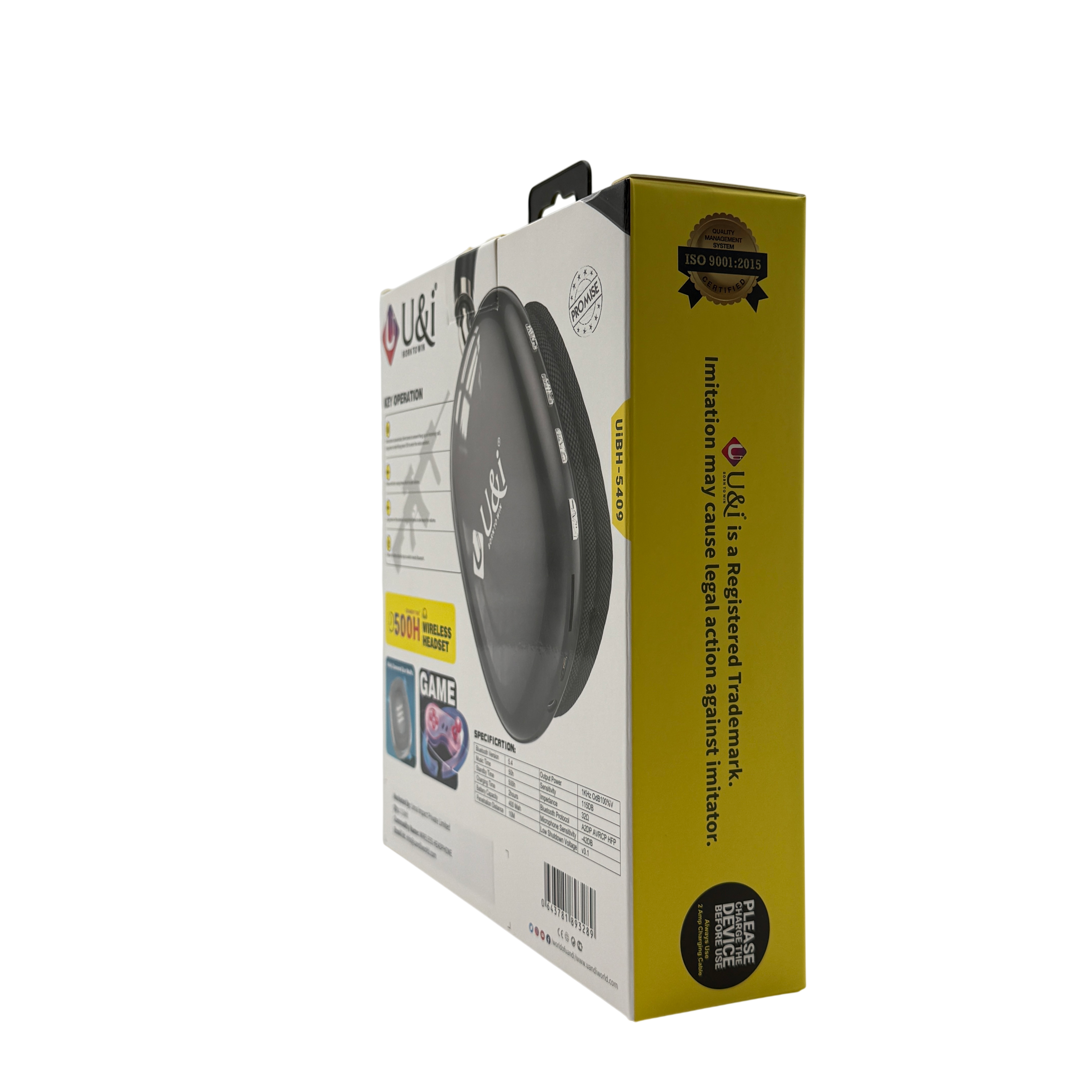 U&I Bluetooth Headphone Heroic Series