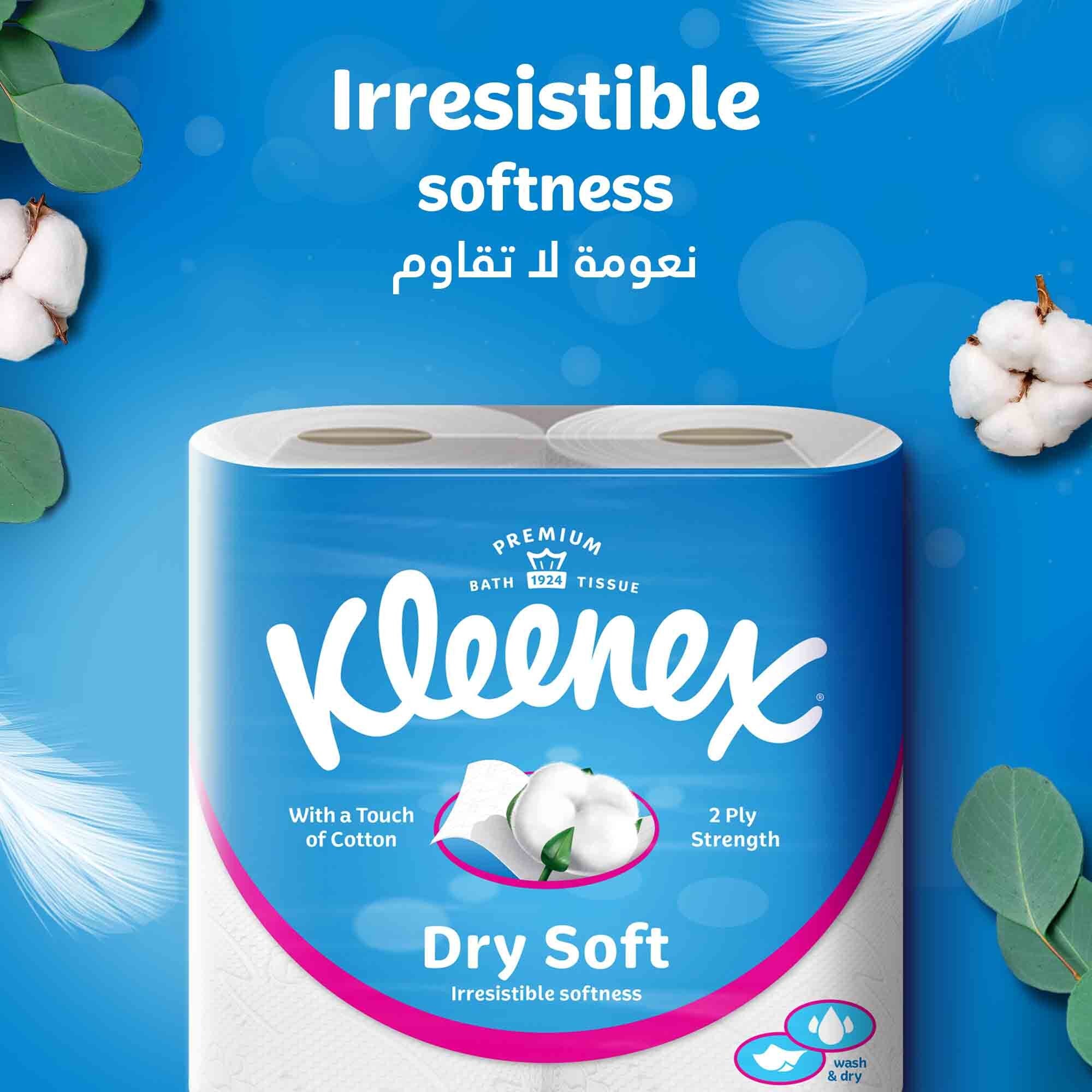 KLEENEX BATH TISSUES DRY SOFT 2PLY 12 ROLLS SPL PRICE
