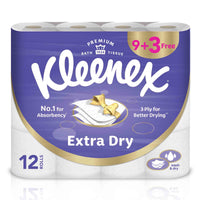 KLEENEX BATH TISSUES EXTRA DRY 3PLY 12 ROLLS SPL PRICE