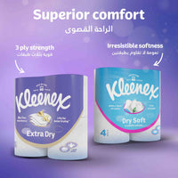 KLEENEX BATH TISSUES EXTRA DRY 3PLY 12 ROLLS SPL PRICE