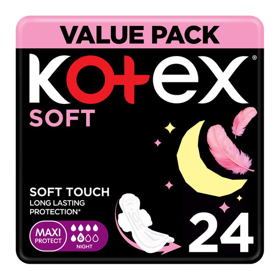 Kotex Soft Night Maxi Thick 24
