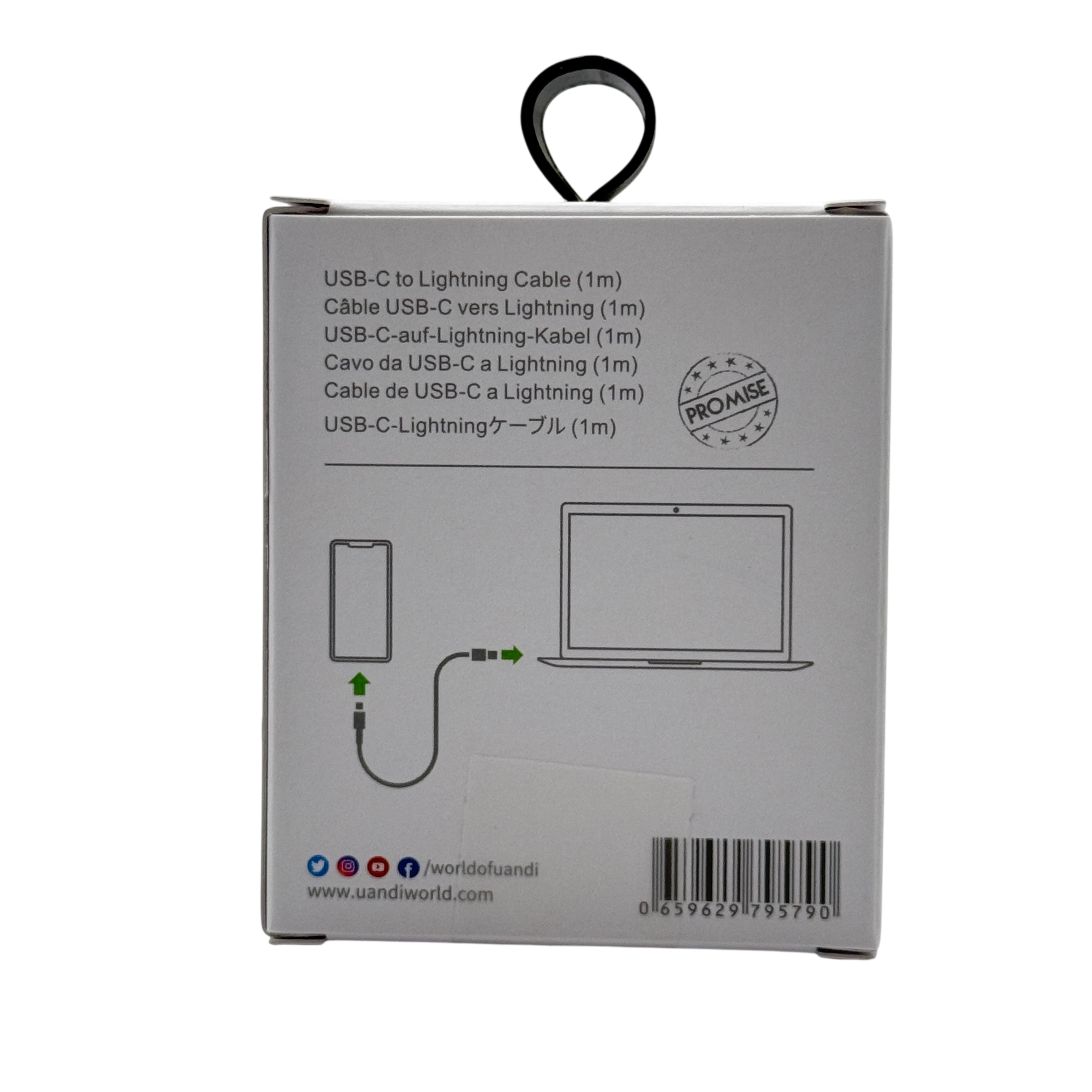U&I Type C To Lightening Cable