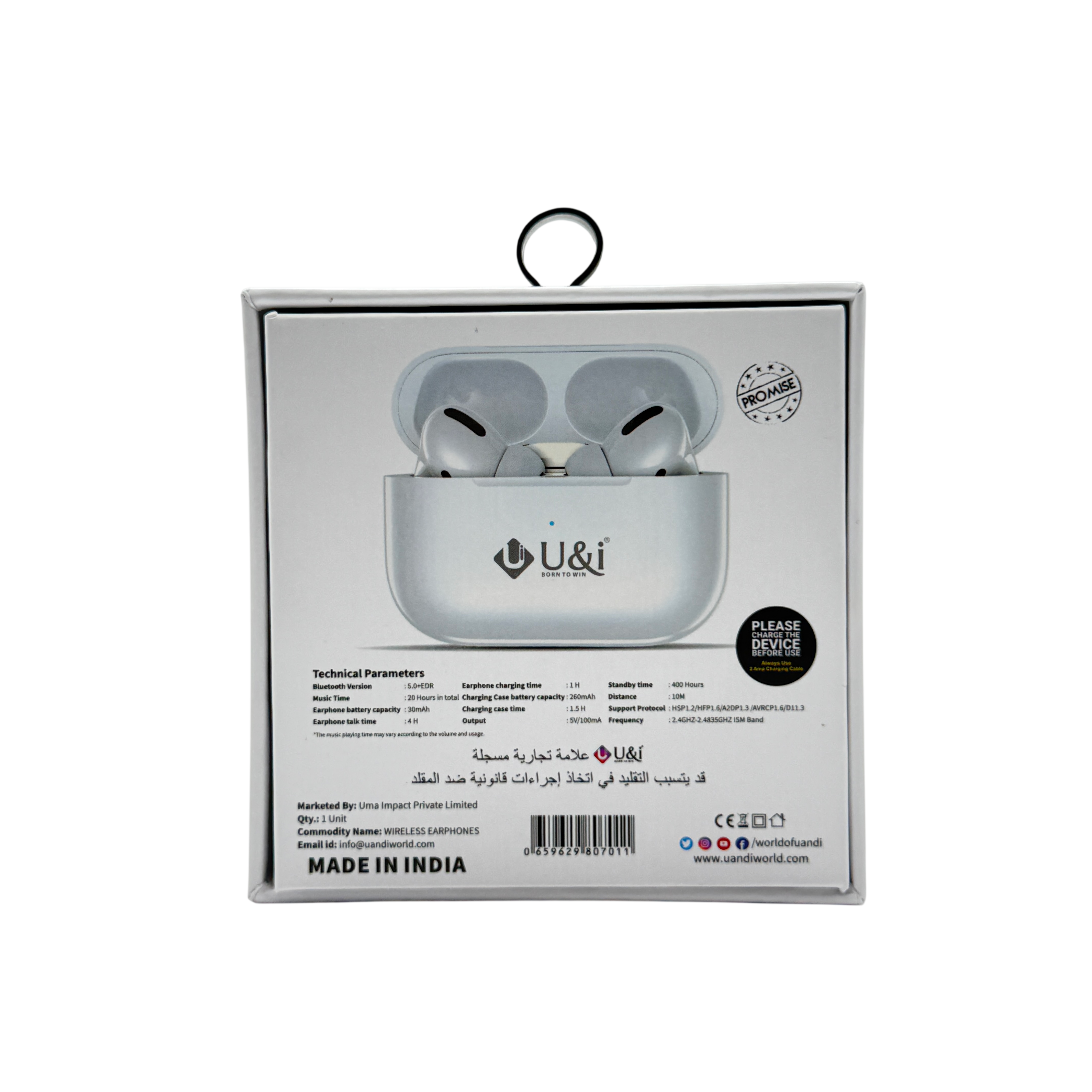U&I Tws Earpods Welcome Series