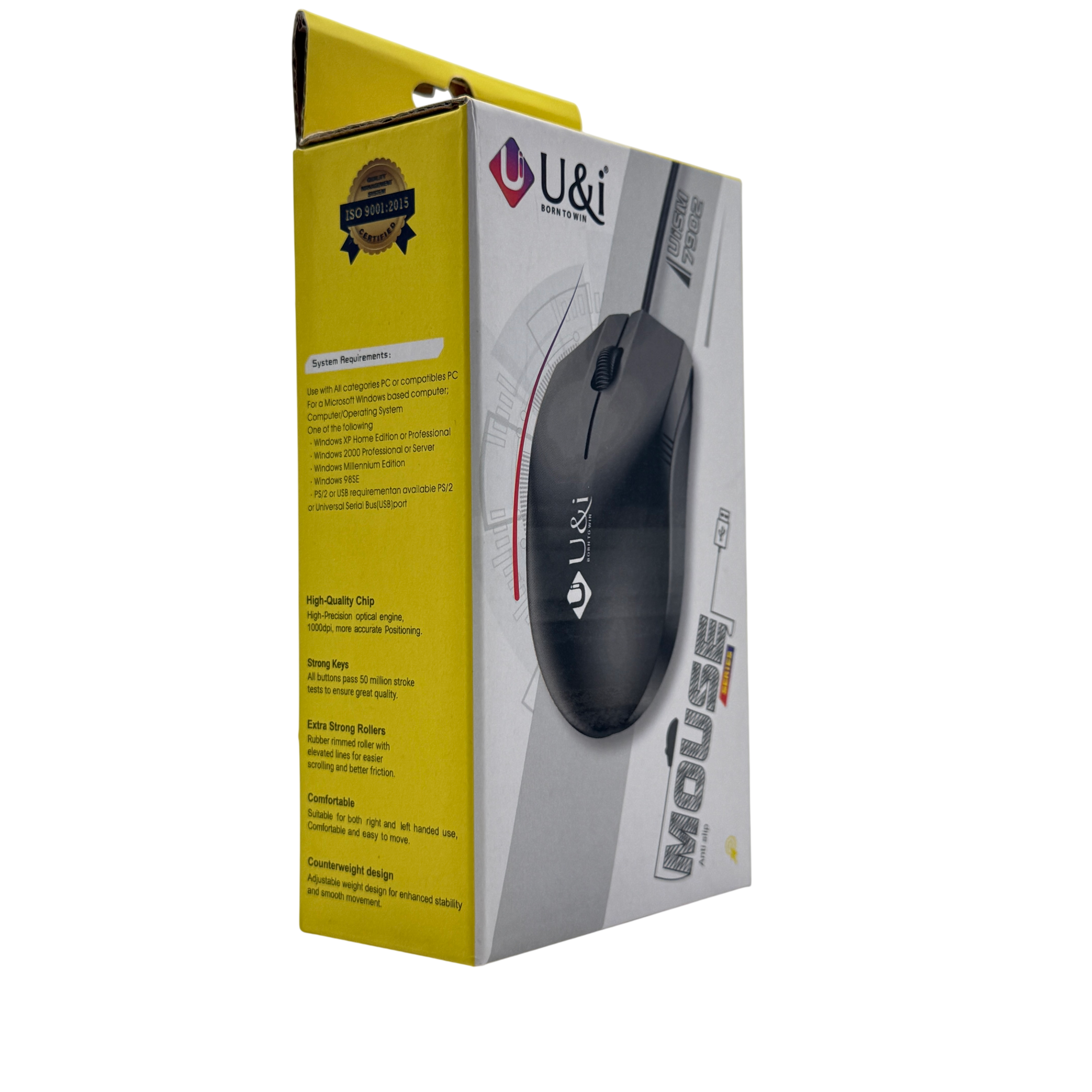 U&I Wired Mouse Mouse Series Laptop and Monitor Accessories