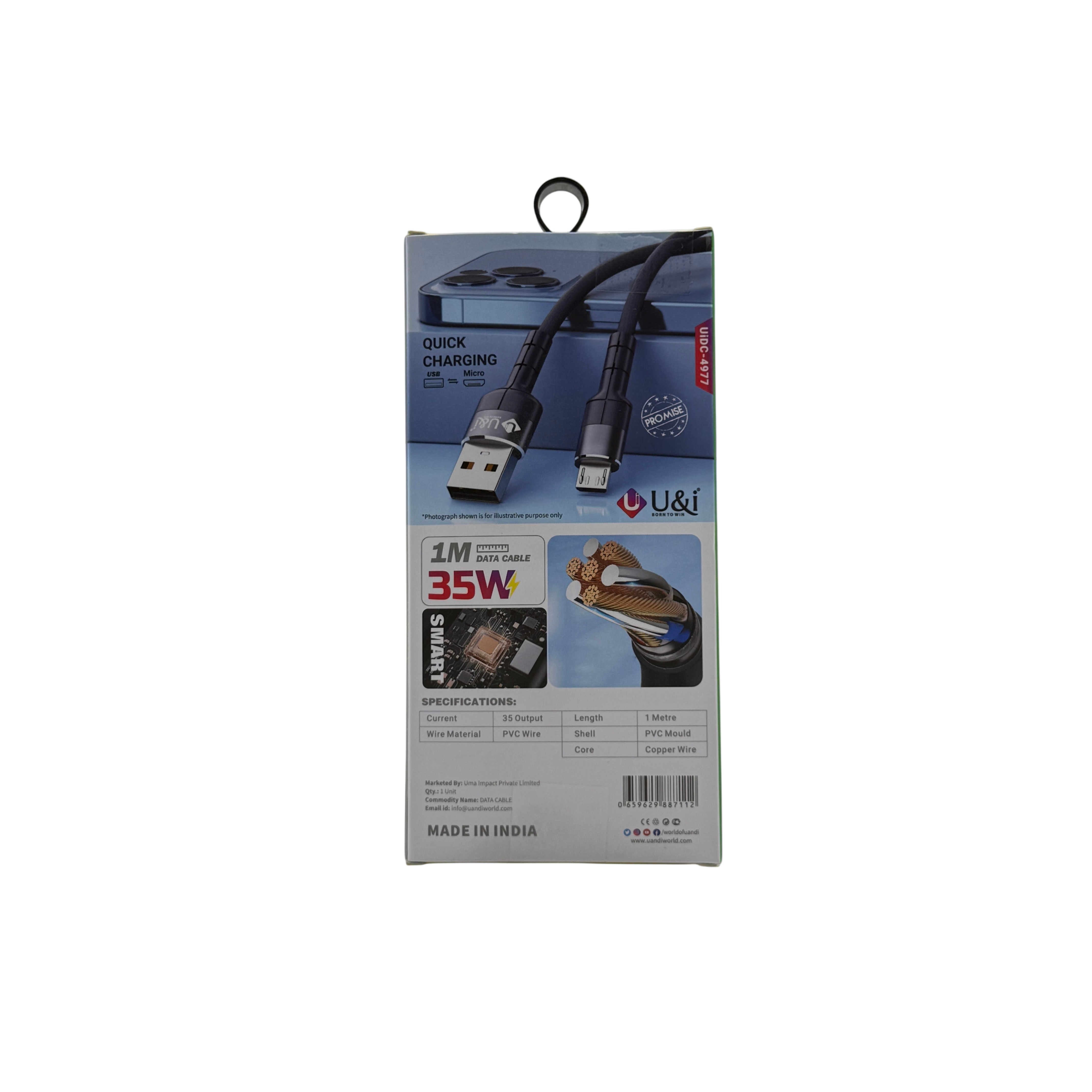 U&I 25W Data Cable Now Series Micro