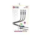 U&I 120W 3In1 Data Cable Trans 3In1 (100 W)