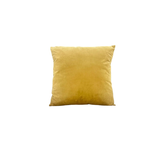 Dupion Velvet Cushion Cover 51% Cotton Gold 45x45 cm