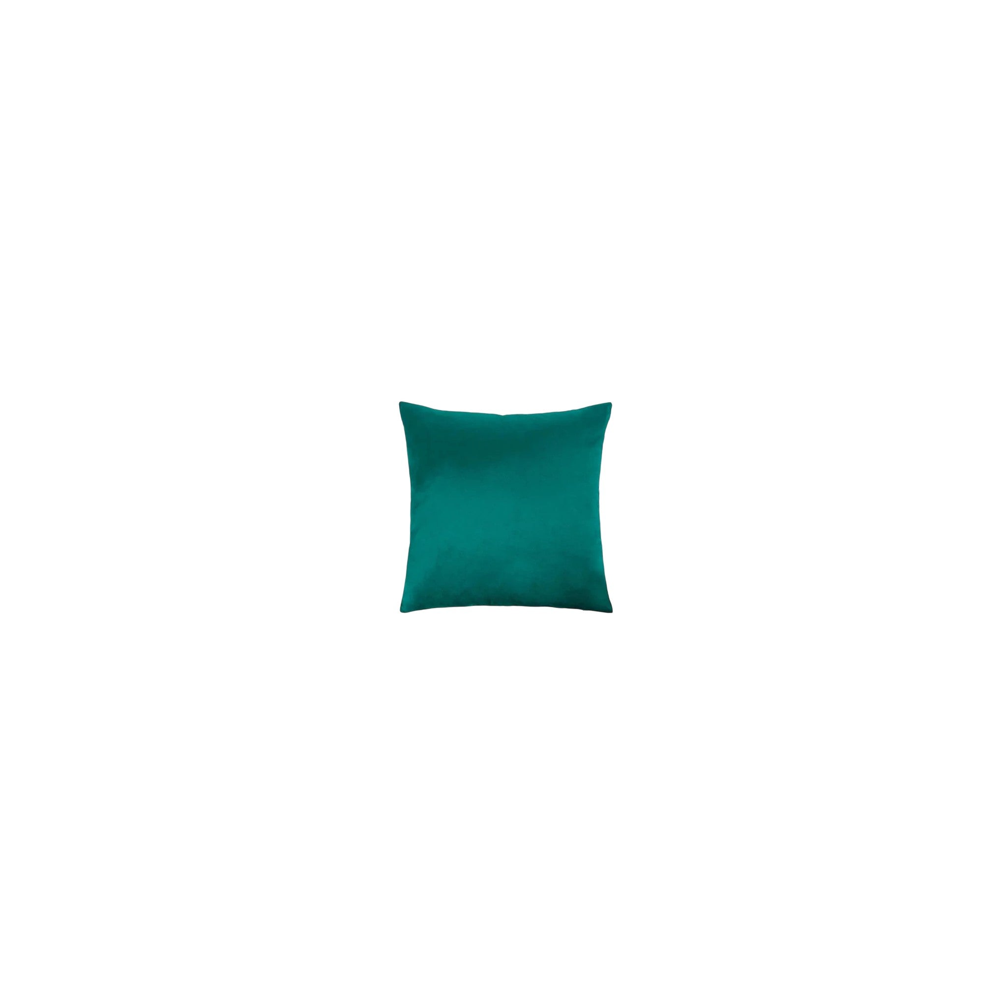 Dupion Velvet Cushion Cover 52% Cotton Green 45x45 CM