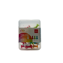 Deli Push Pins Plastic Multicolor 5.5x8x3 CM 50 Pcs 3+