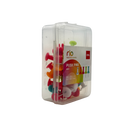 Deli Push Pins Plastic Multicolor 5.5x8x3 CM 50 Pcs 3+