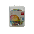Deli Paper Clips Plastic Multicolor 5x8x3 CM 50 Pcs 3+