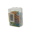 Deli Paper Clips Plastic Multicolor 5x8x3 CM 50 Pcs 3+