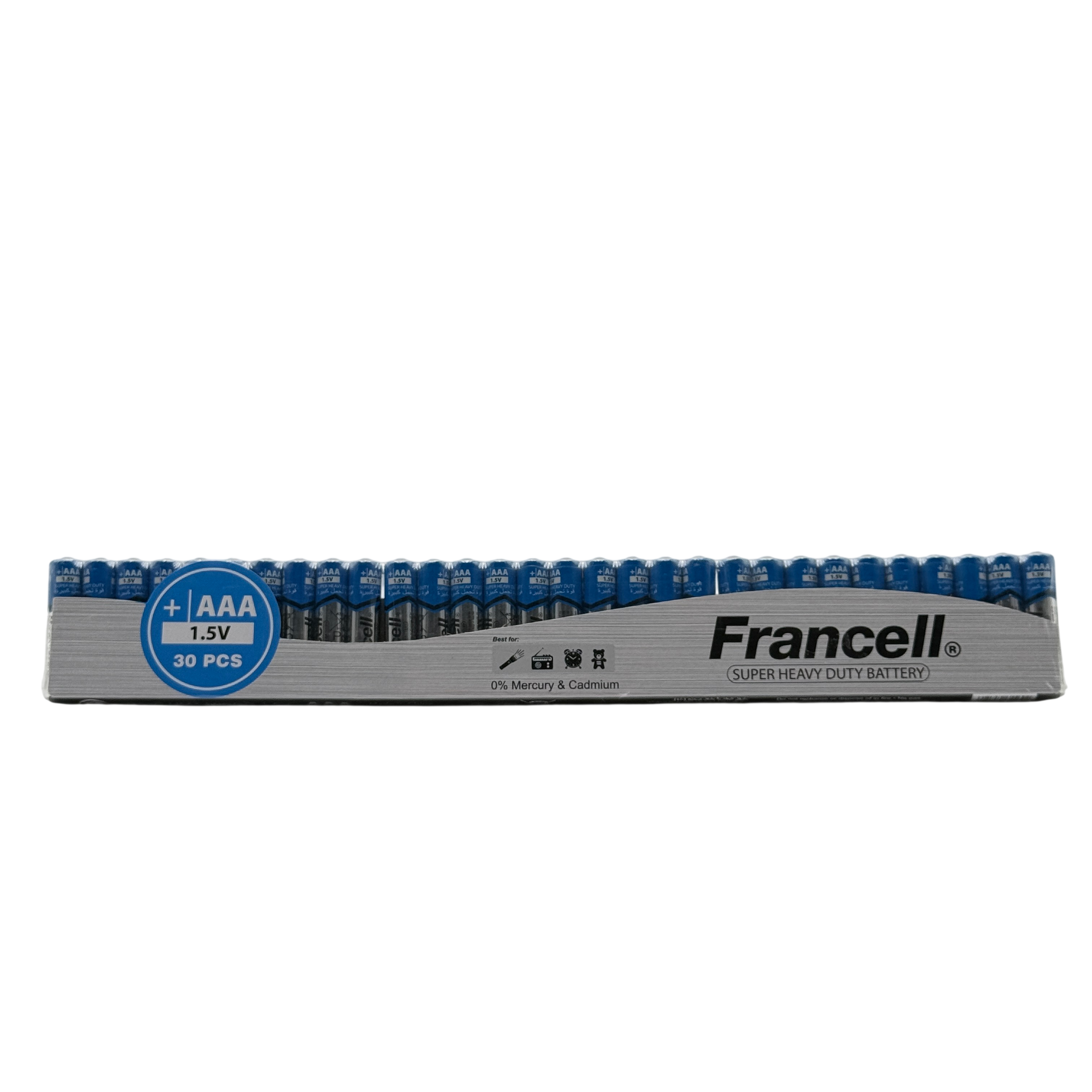 Francell Super Heavy Duty AAA Battery 30 Pcs 12+