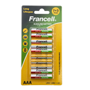 Francell Alkaline AAA Battery 10 Pcs 12+