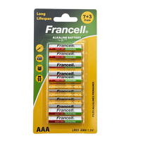 Francell Alkaline AAA Battery 10 Pcs 12+