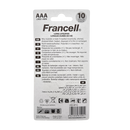 Francell Alkaline AAA Battery 10 Pcs 12+