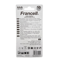 Francell Alkaline AAA Battery 10 Pcs 12+