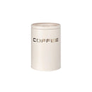 Canister Storage Jar Galvanized Steel Ivory 11x15 CM 1 Pcs