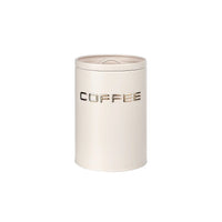 Canister Storage Jar Galvanized Steel Ivory 11x15 CM 1 Pcs