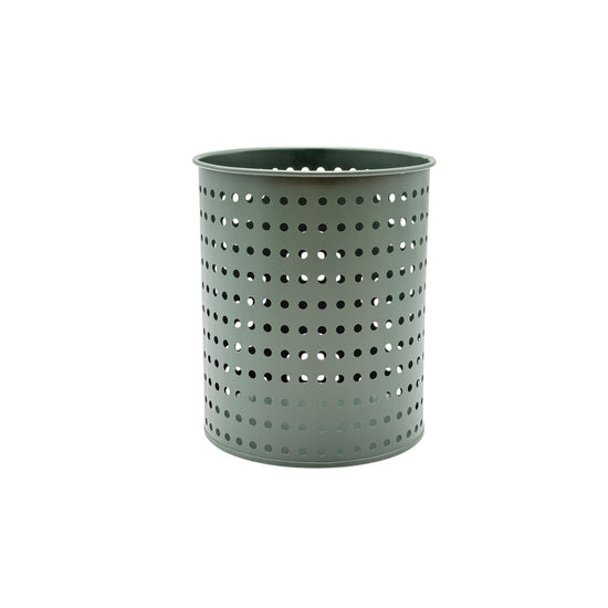 Lunor Utensil Holder with Perforated 13.5 x 17 cm Sage