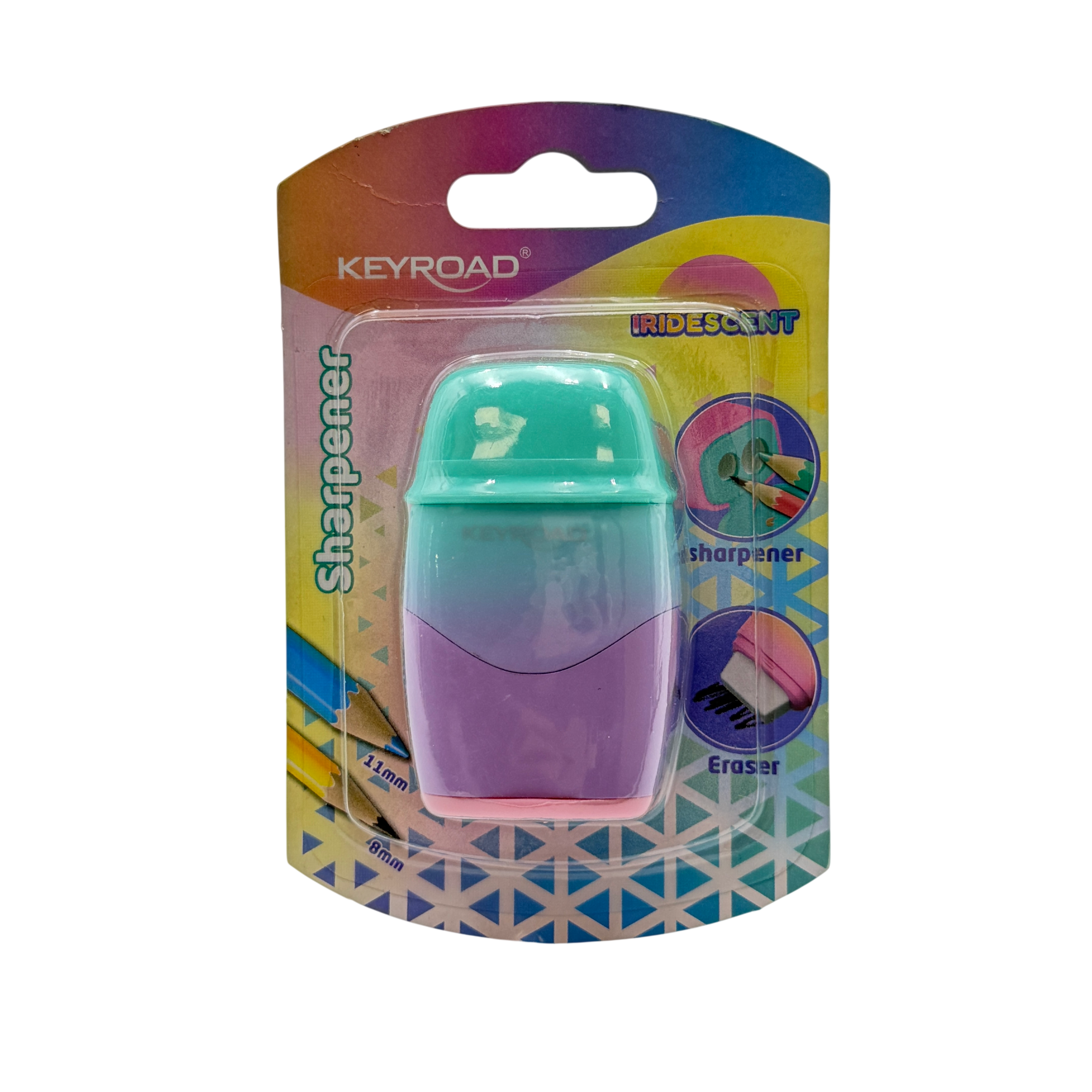 Sharpener Eraser Combo Plastic