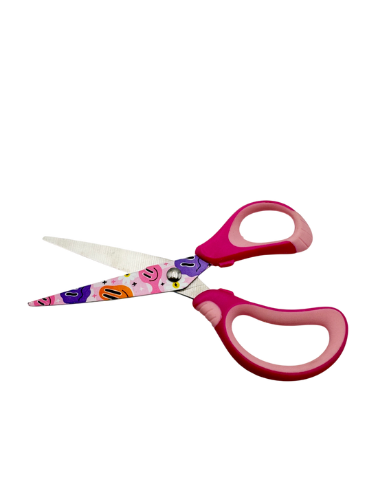 Keyroad 6 inch Soft Handle Children Scissors boy design 1 pc