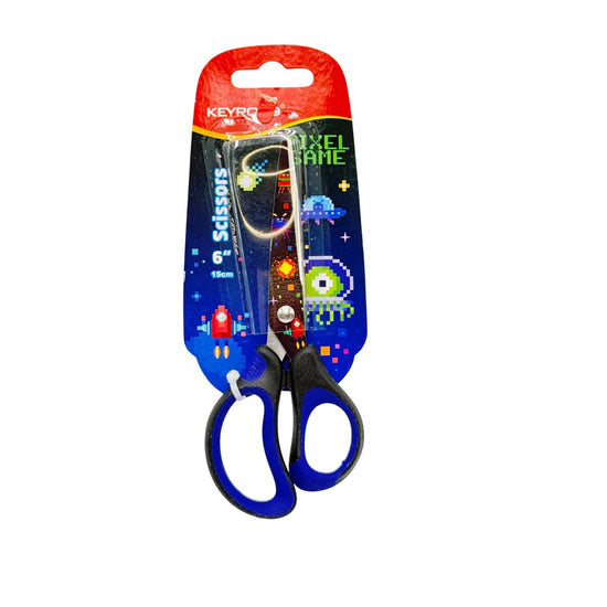 Keyroad 6 inch Soft Handle Children Scissors girl design