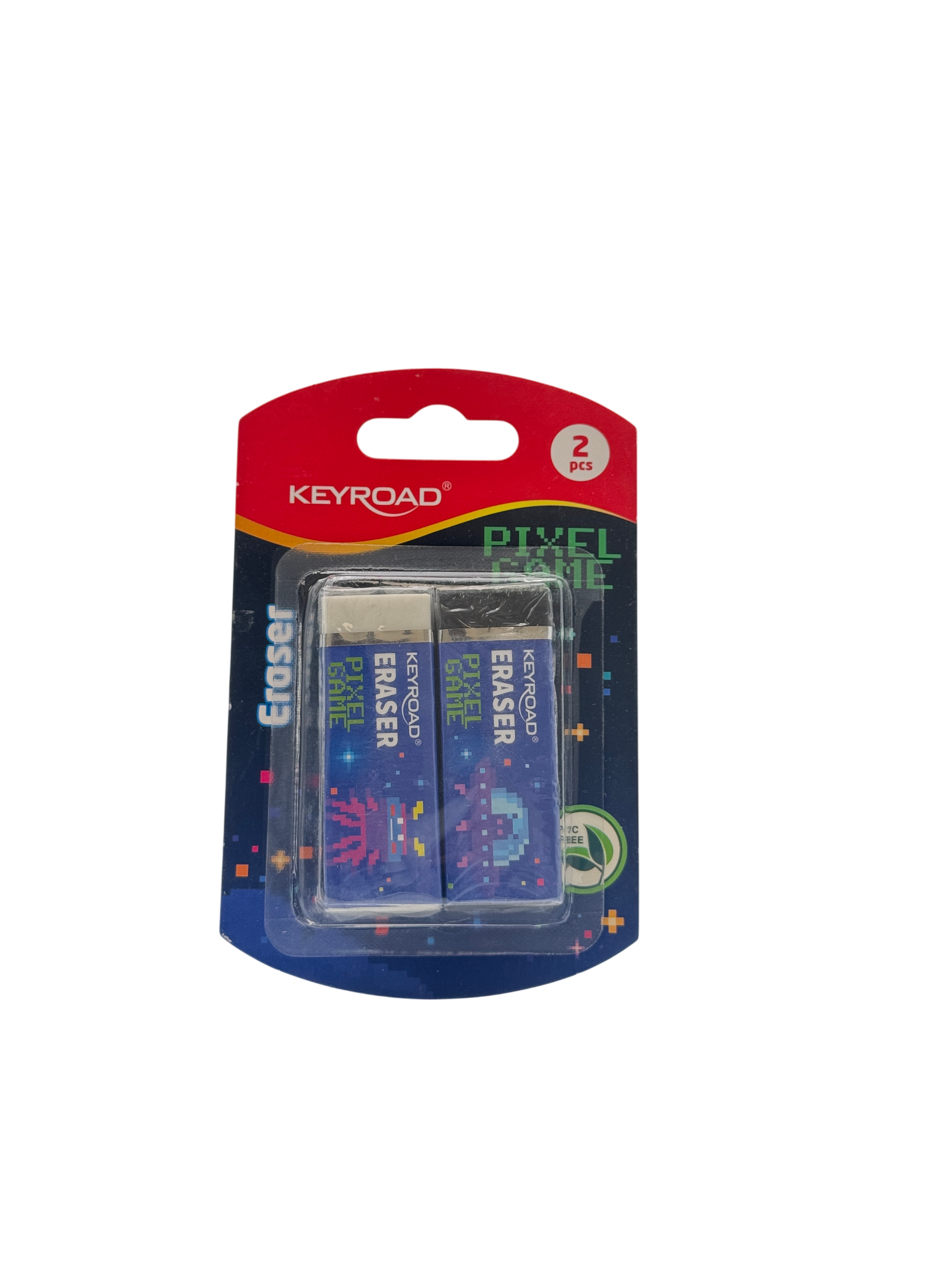 Keyroad Eraser Plastic 2 Pcs 3+
