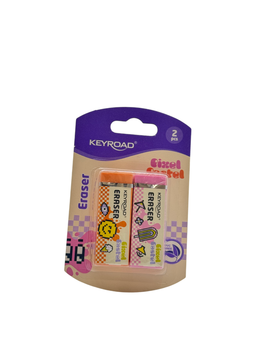 Technic Keyroad Eraser girl design Set 2 pcs